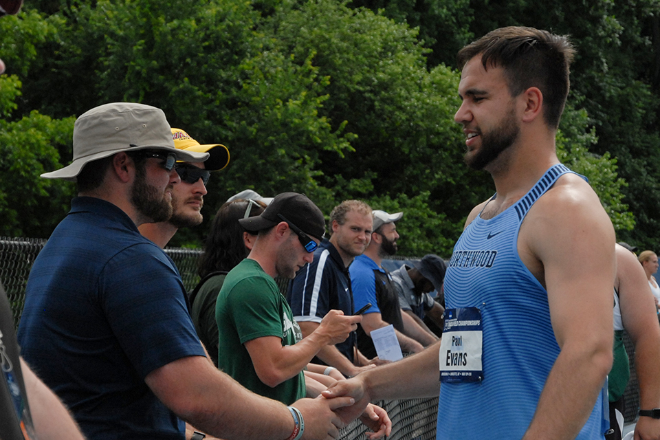 Assistant Coach Zac Ball and Paul Evans