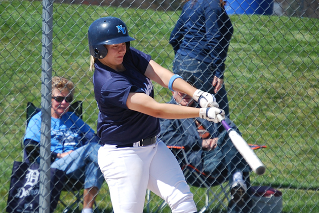 Softball Splits Pair At Davenport