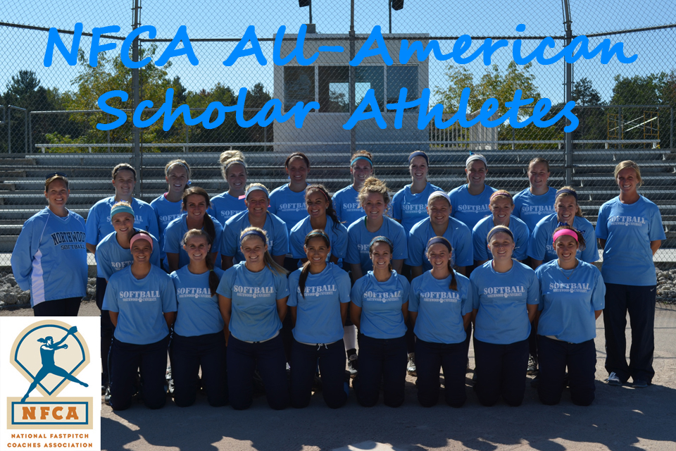 Eight Northwood Softball Players Named NFCA All-American Scholar Athletes