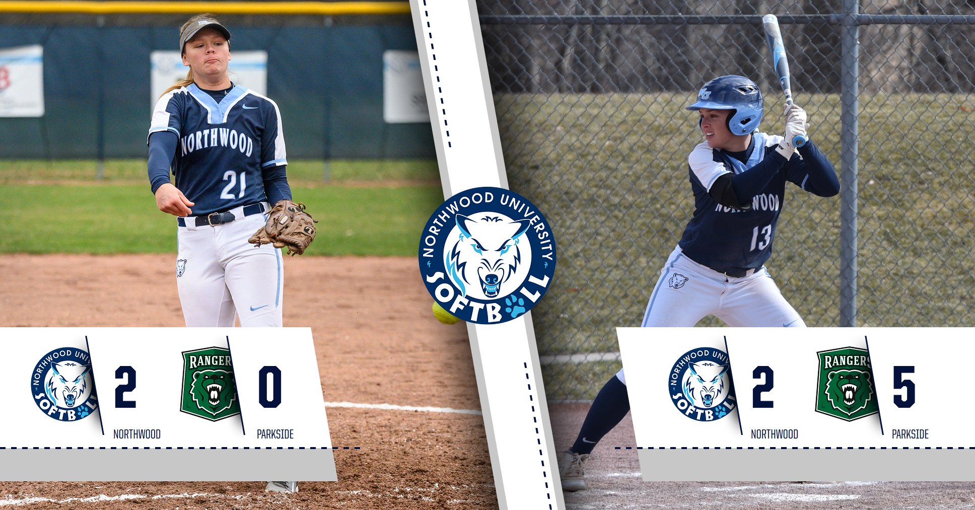 Softball Goes 1-1 At Parkside