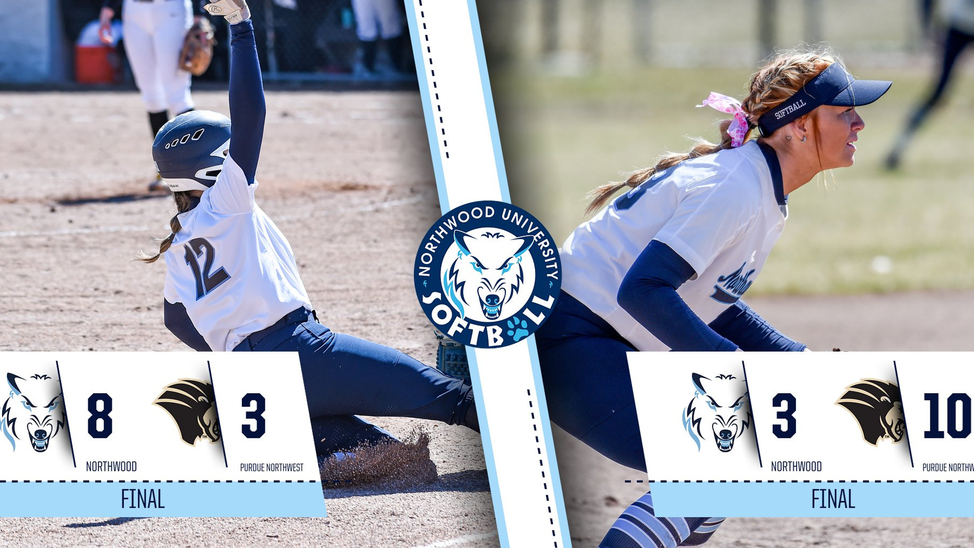 Northwood Softball Splits At Home Versus Purdue Northwest