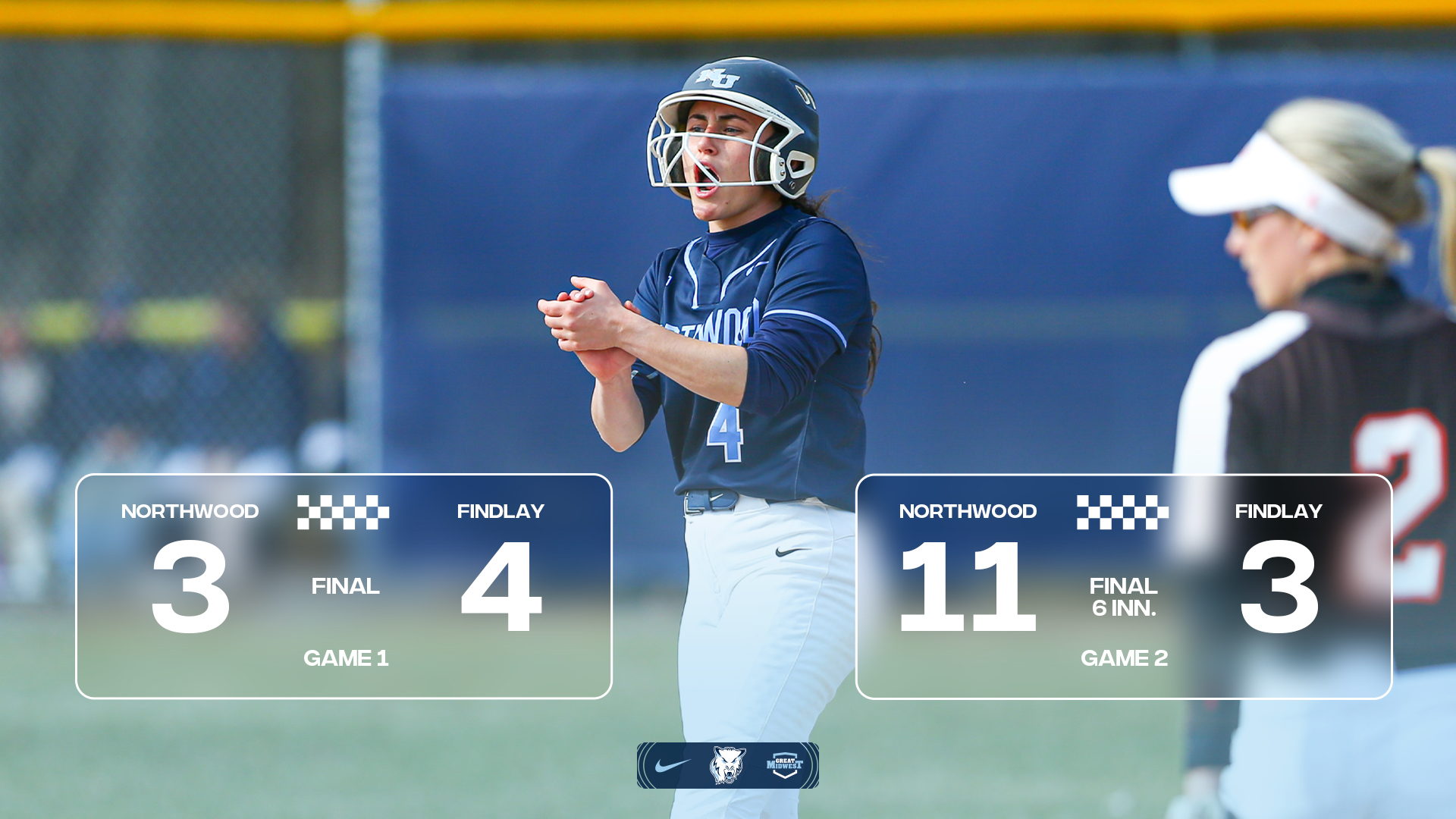 Softball Earns Series Split With Findlay, Taking Game Two 11-3 In Six Innings