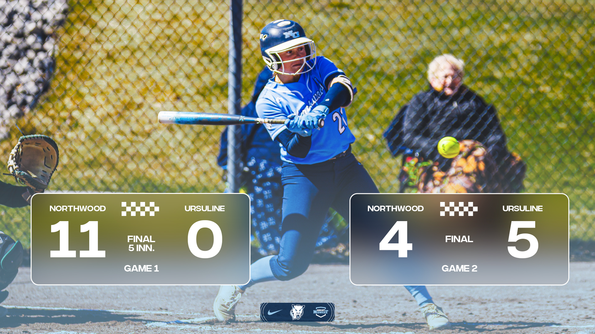 Softball Finishes Regular Season With Split At Ursuline
