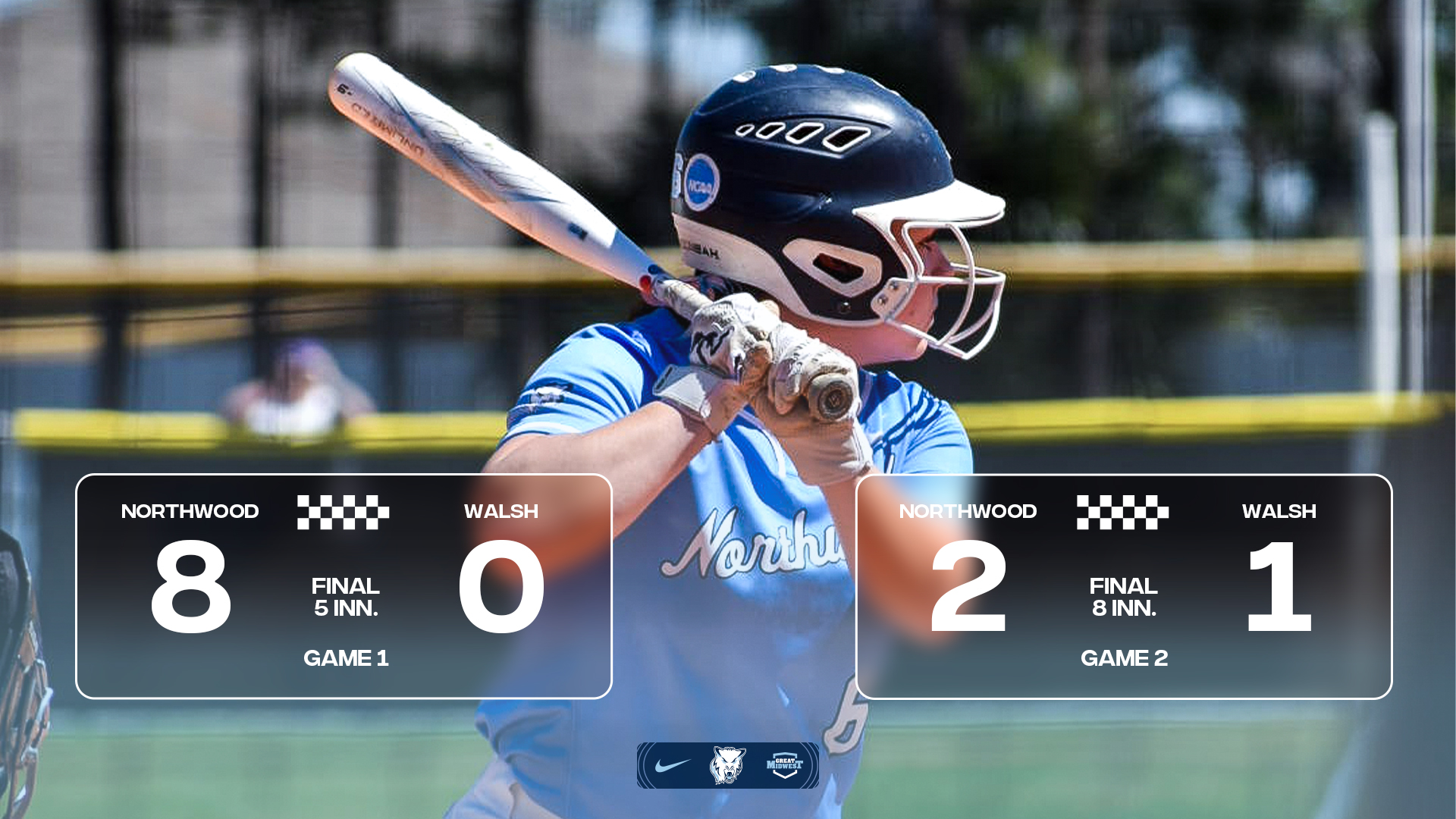 Softball Opens G-MAC Play With Sweep Of Walsh