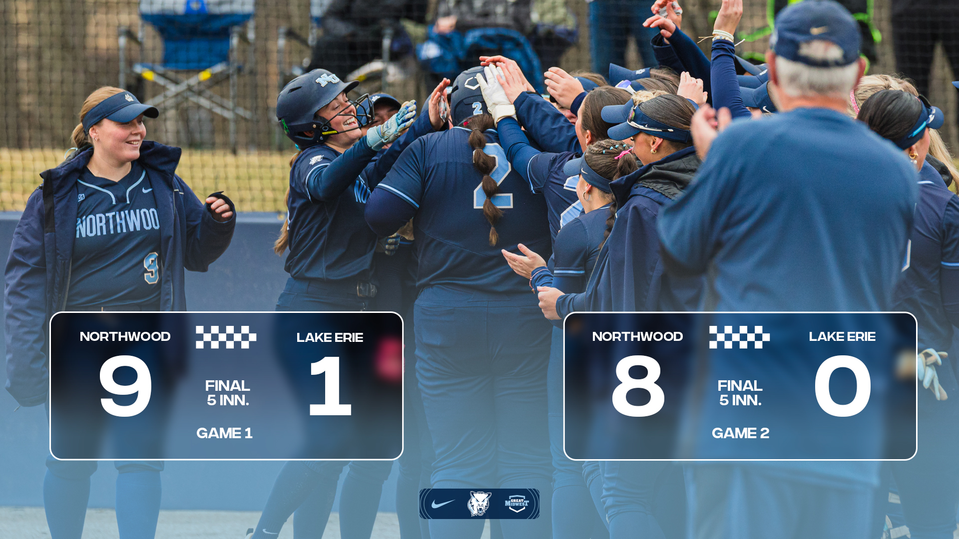 Softball Earns Convincing Wins To Start G-MAC Play, Taking Two From Lake Erie