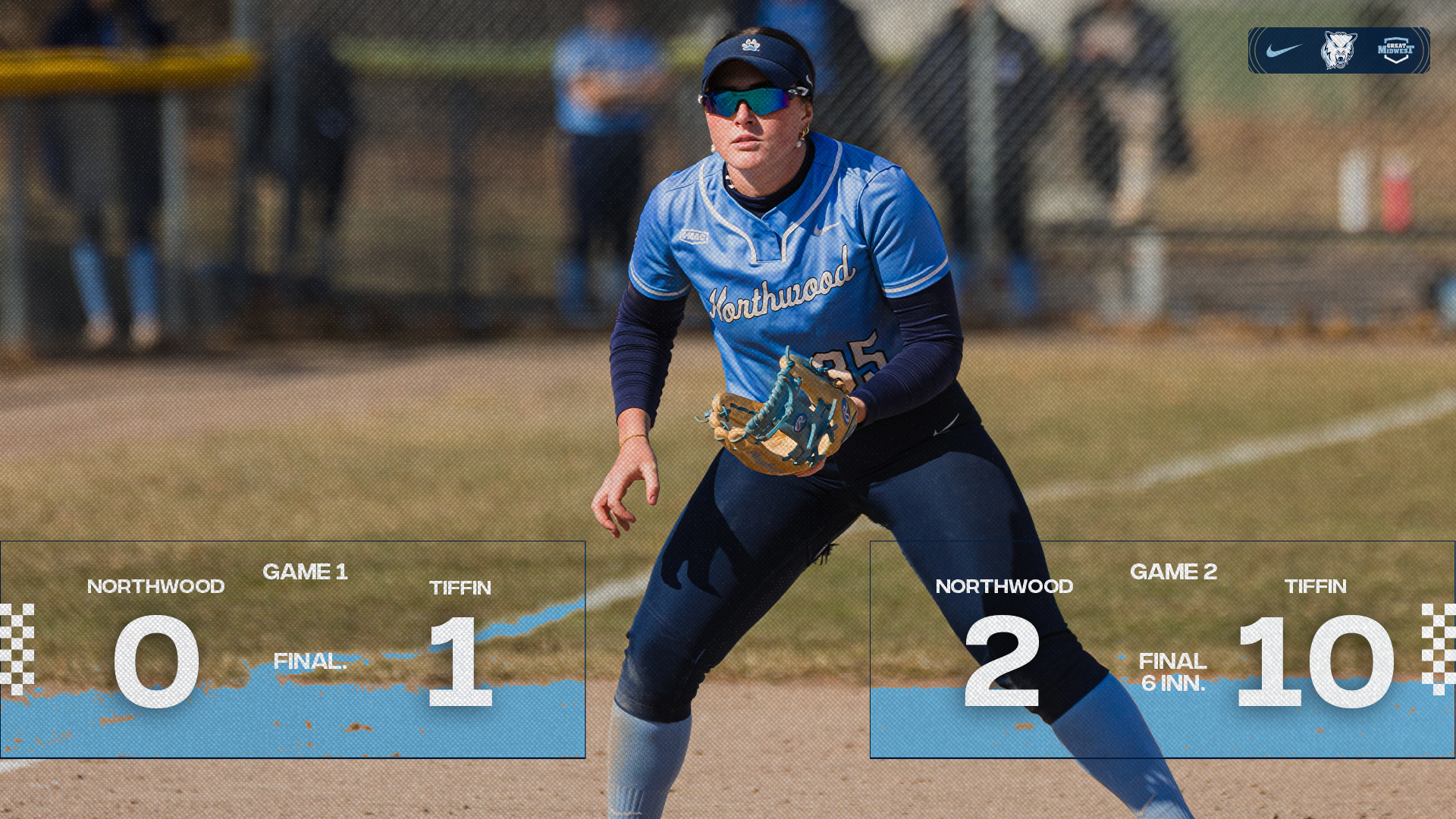Softball Loses Pair At Tiffin