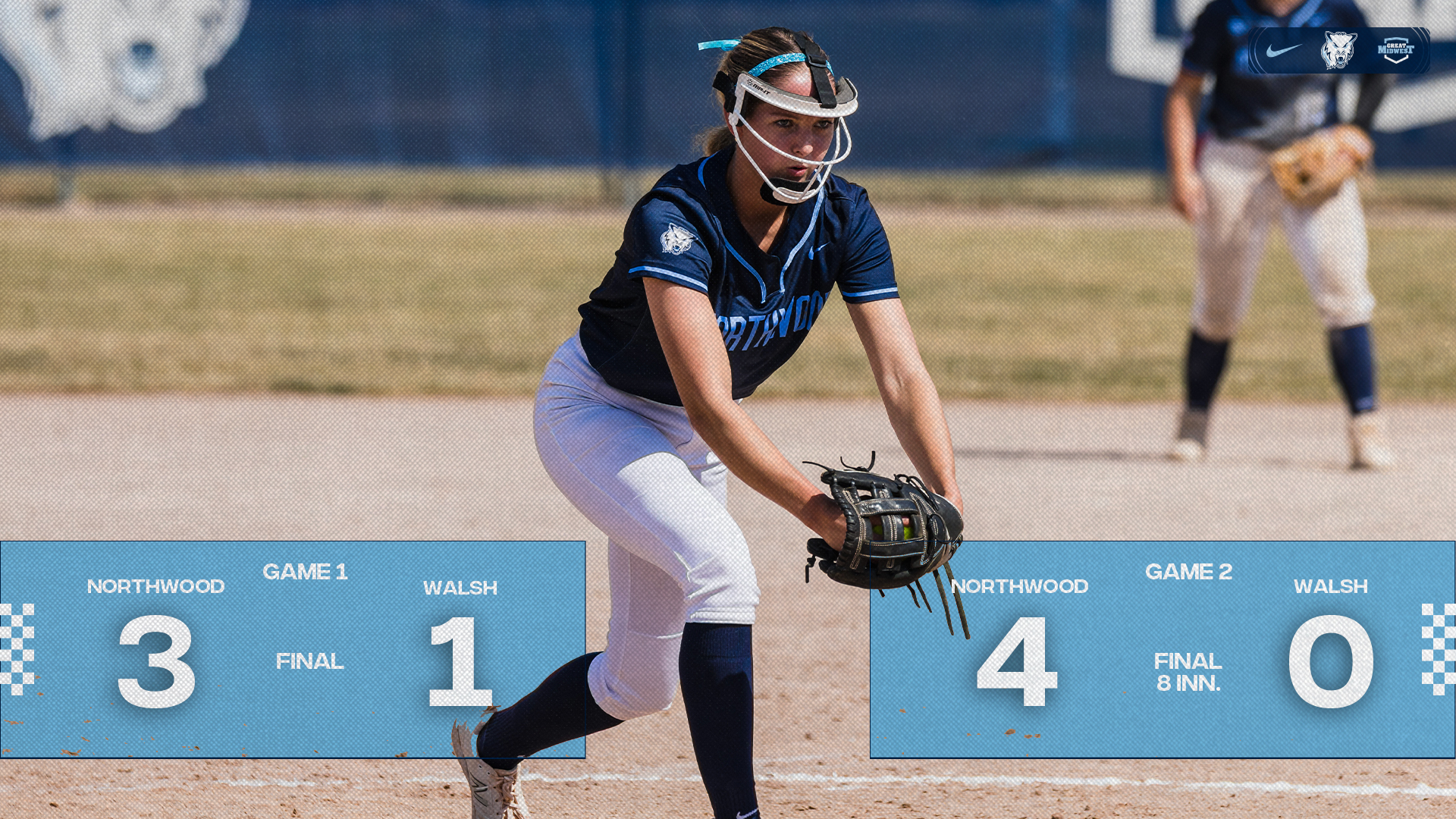 Gage Sends Northwood Home With Sweep And Game Two Shutout Of Walsh