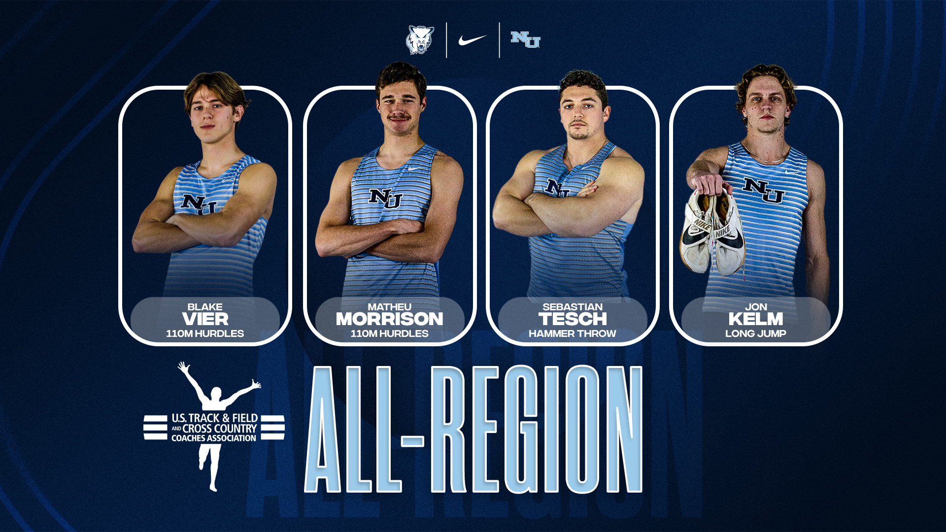Track & Field Has Four Earn All-Region Honors From USTFCCCA