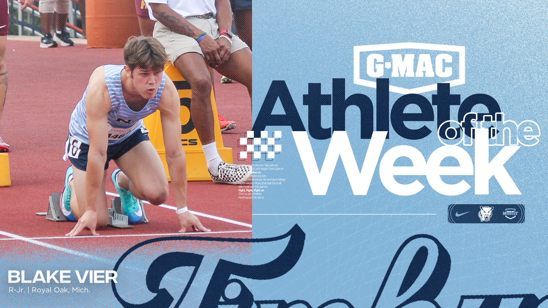 Vier Captures Second G-MAC Track Athlete Of The Week Honor Of The Season