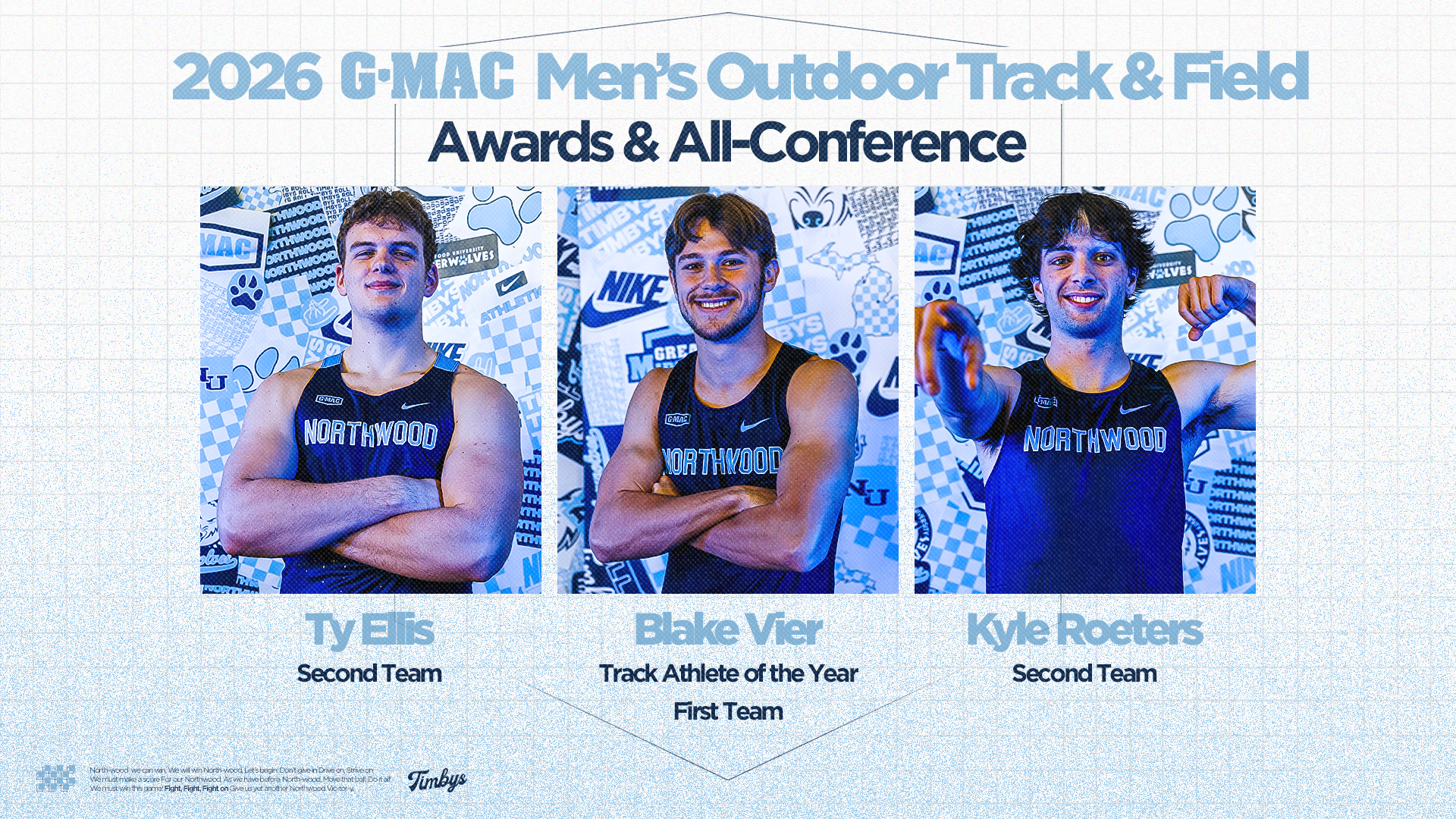 Vier Named G-MAC Track Athlete of the Year; Timberwolves Track & Field Earns Three All-Conference Honors