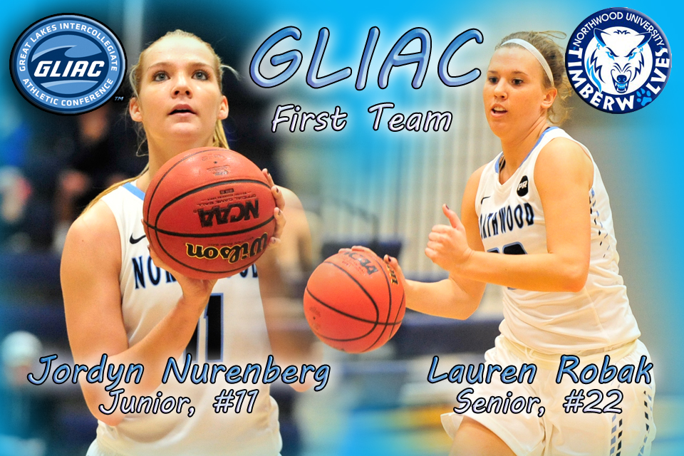 Jordyn Nurenberg and Lauren Robak Named First Team All-GLIAC