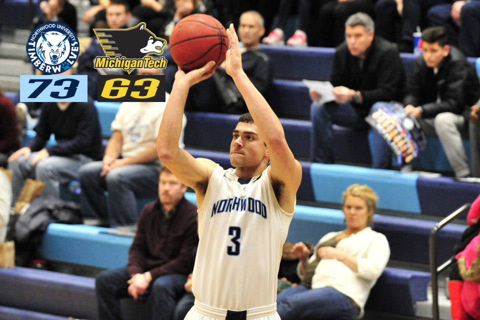 Men's Basketball Defeats Michigan Tech 73-63