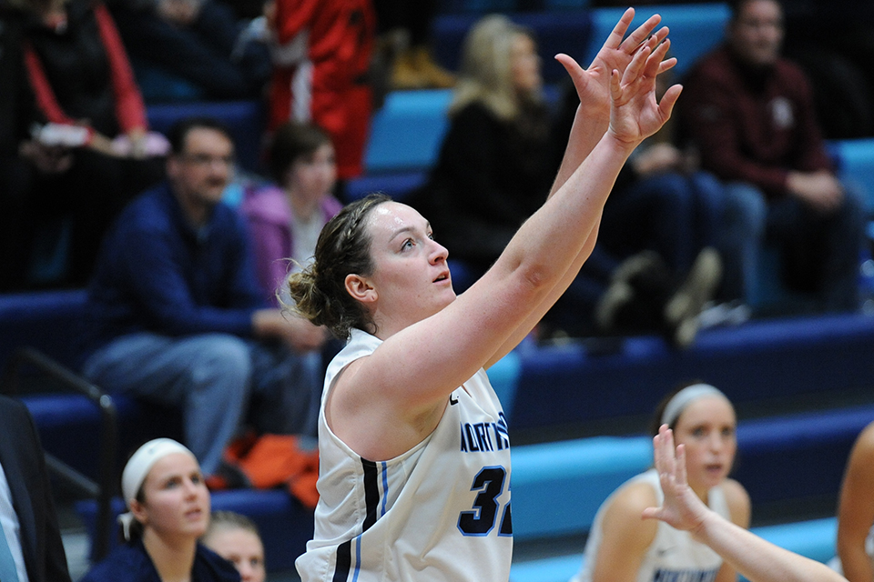 Women's Basketball Defeats Wayne State 64-56 In GLIAC Tournament Quarterfinals