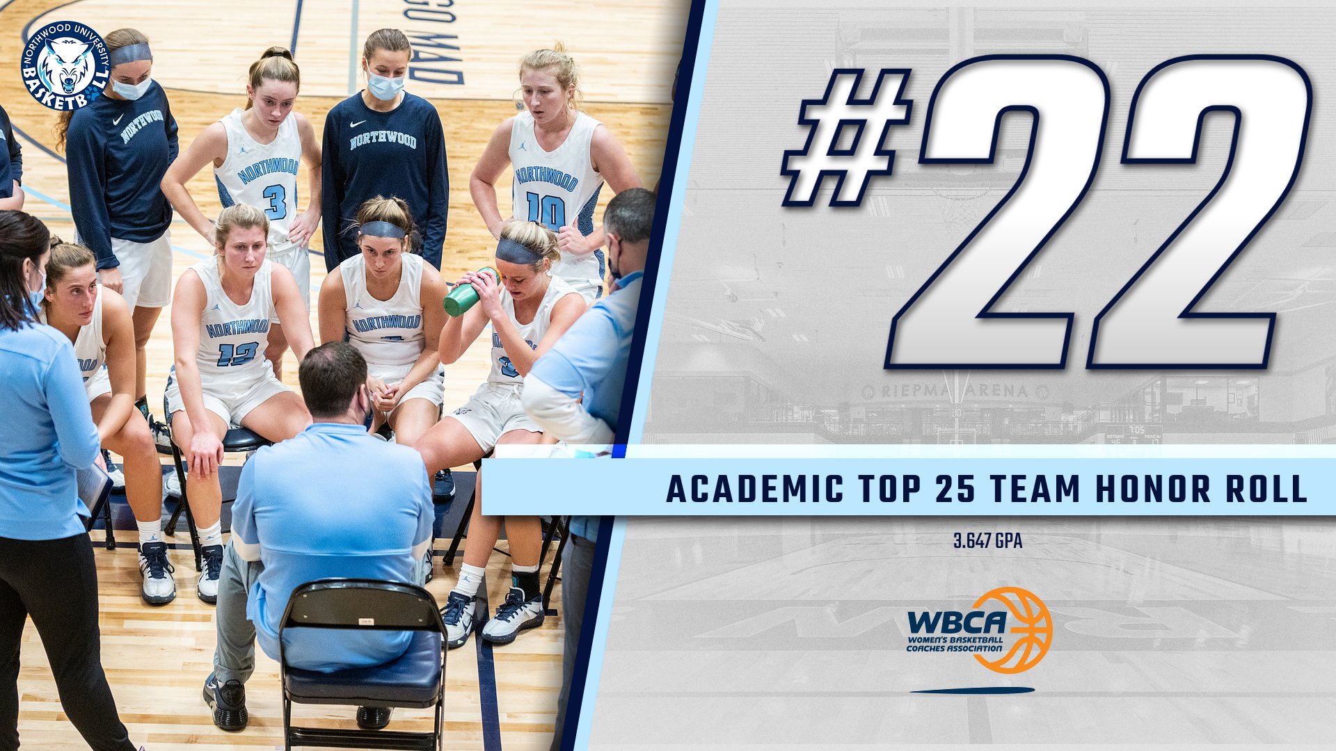 Women's Basketball Named To WBCA Academic Top 25 Team Honor Roll