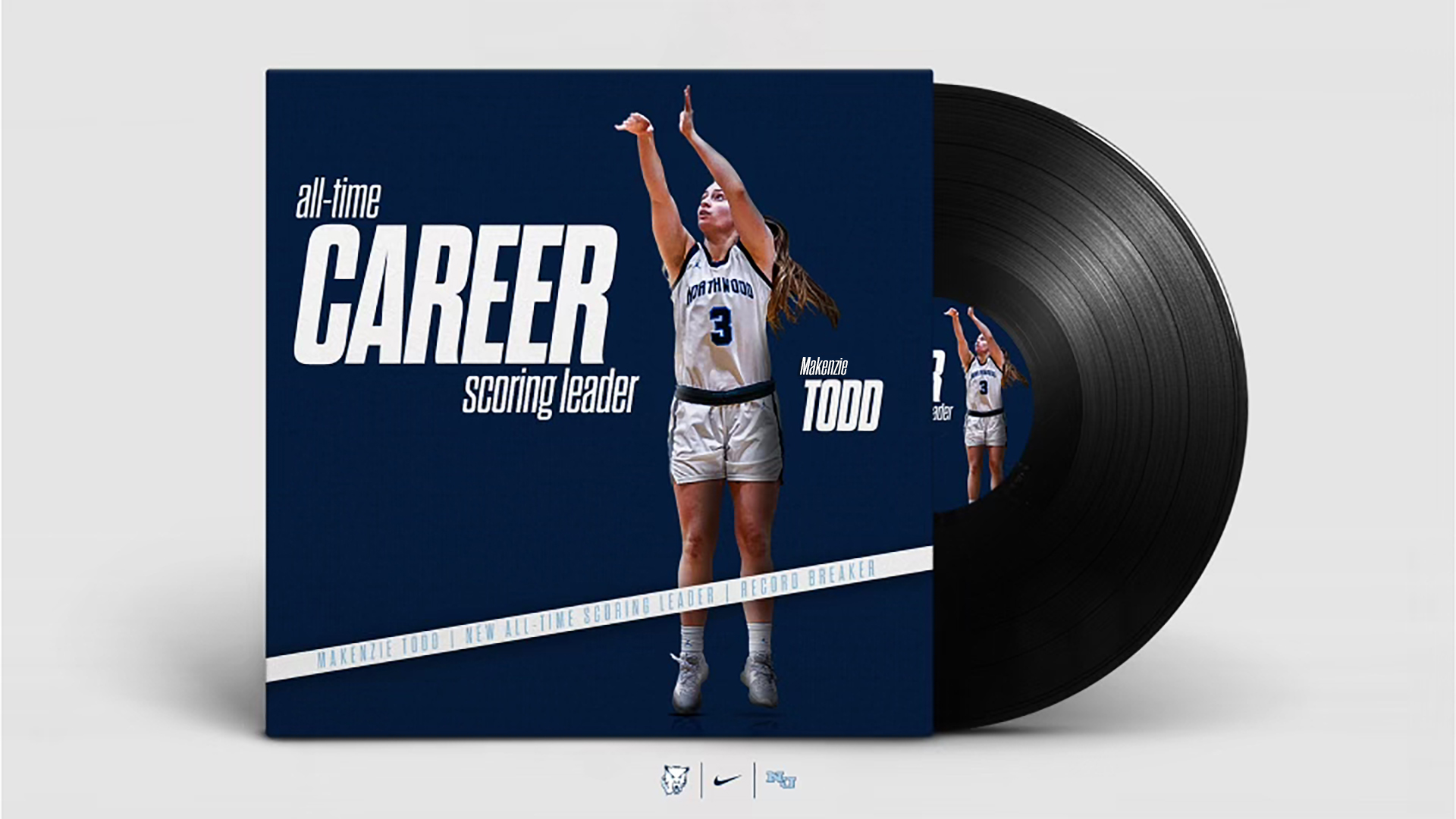 Makenzie Todd Becomes All-Time Leading Scorer and 3-Point Shooter In NU History In 67-64 Win At Malone