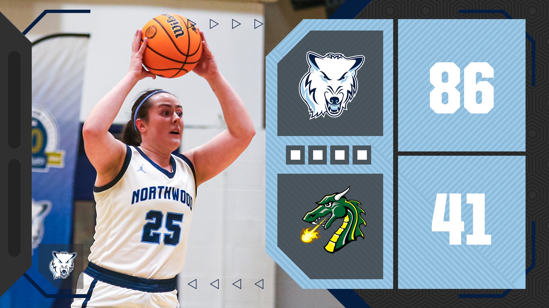Women's Basketball Earns Convincing 86-41 Win Over Tiffin