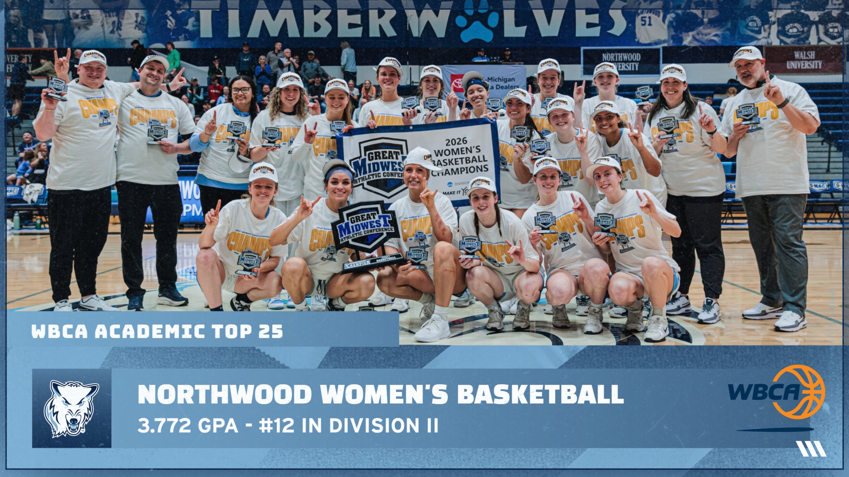 Women's Basketball Ranks 12th In WBCA Academic Division II Top 25 Team Honor Roll