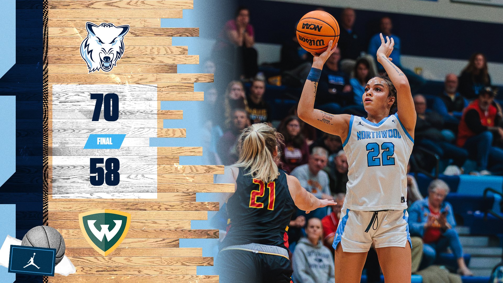 Women's Basketball Defeats Wayne State 70-58