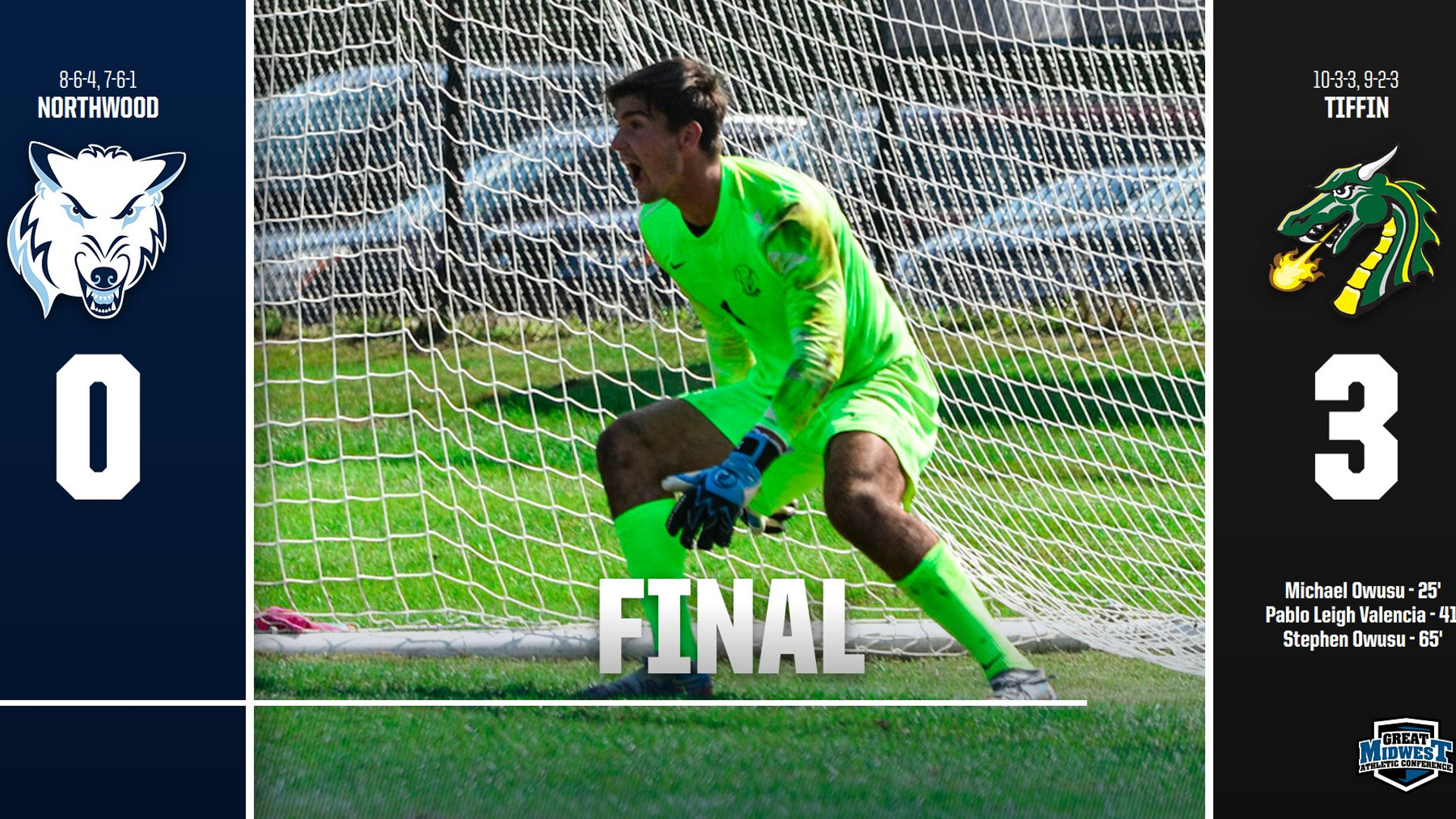 Men's Soccer Falls To Tiffin, 3-0