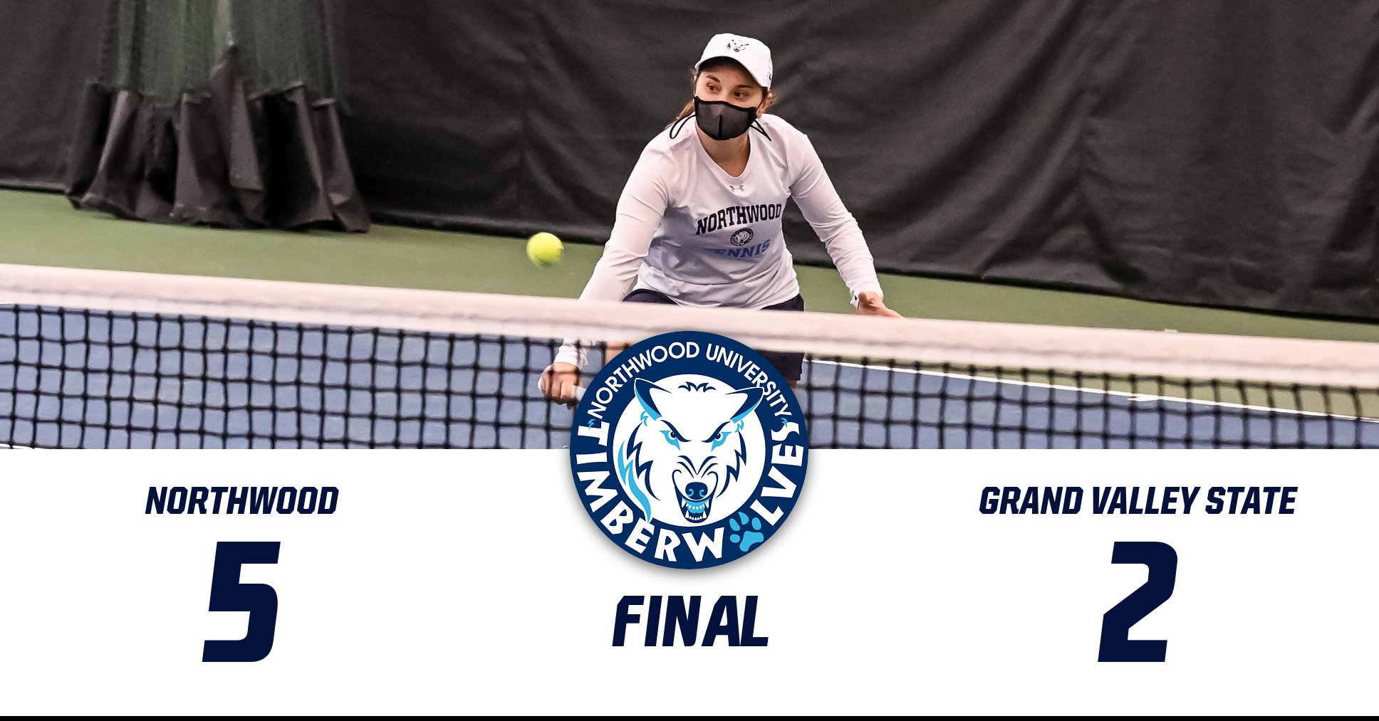 Women's Tennis Defeats GLIAC-leading No. 20 Grand Valley State 5-2