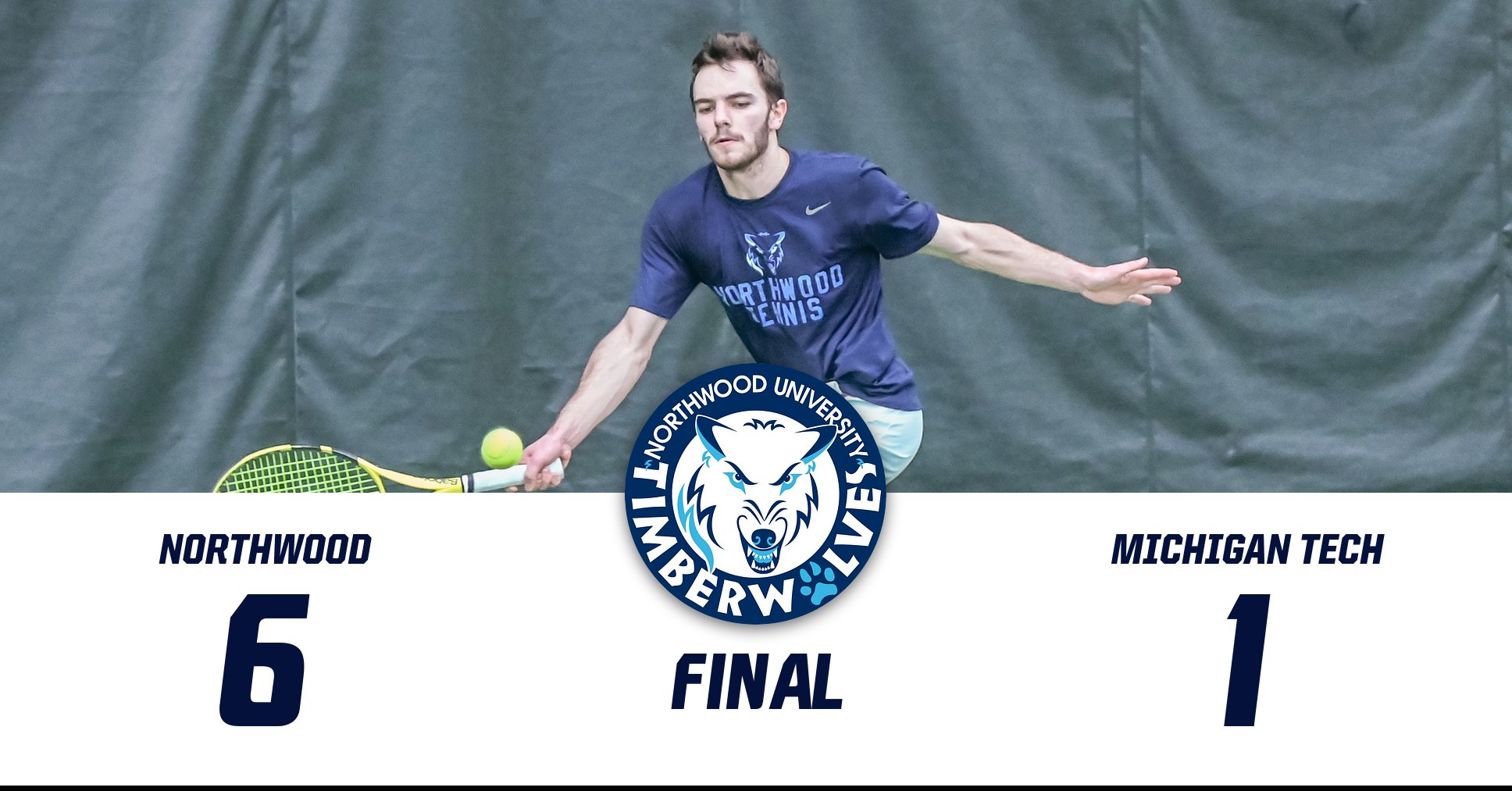 Men's Tennis Earns 6-1 Win Versus Michigan Tech