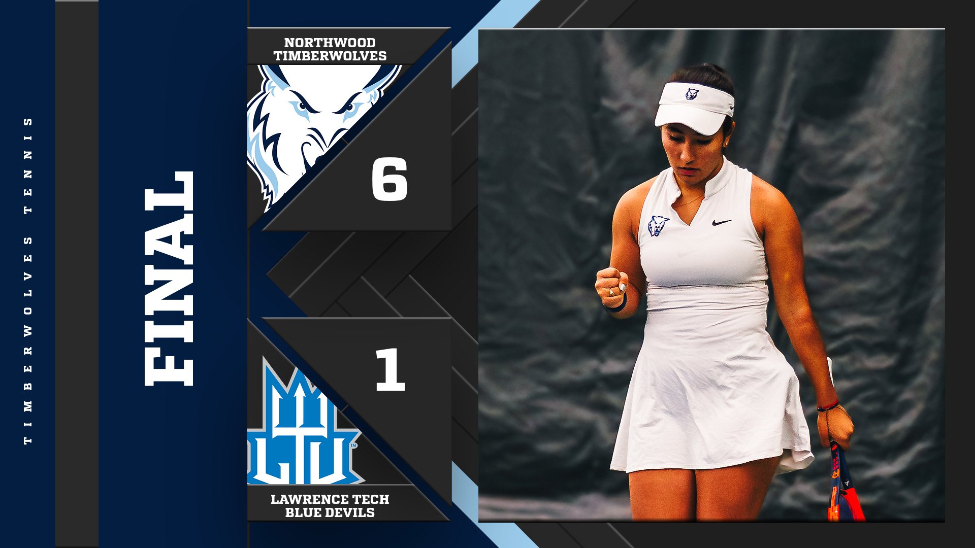 Women's Tennis Defeats Lawrence Tech 6-1