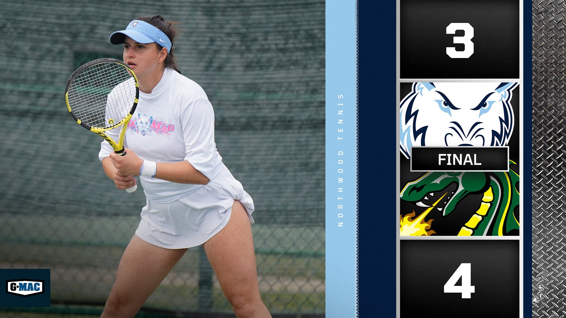 Women's Tennis Drops Tough 4-3 Match Versus Tiffin In G-MAC Tournament Semifinals