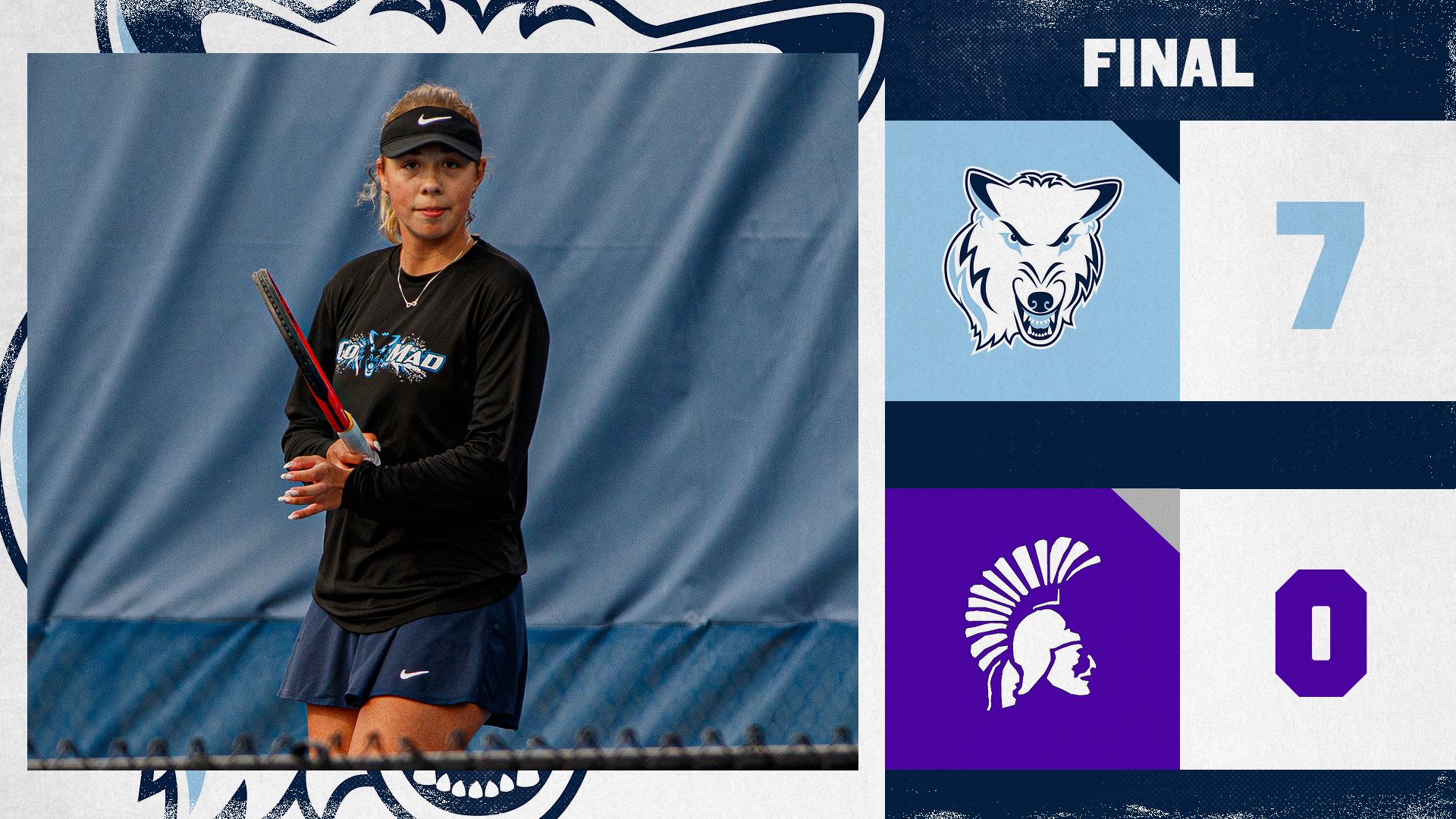 Women's Tennis Earns 7-0 Sweep Over Winona State
