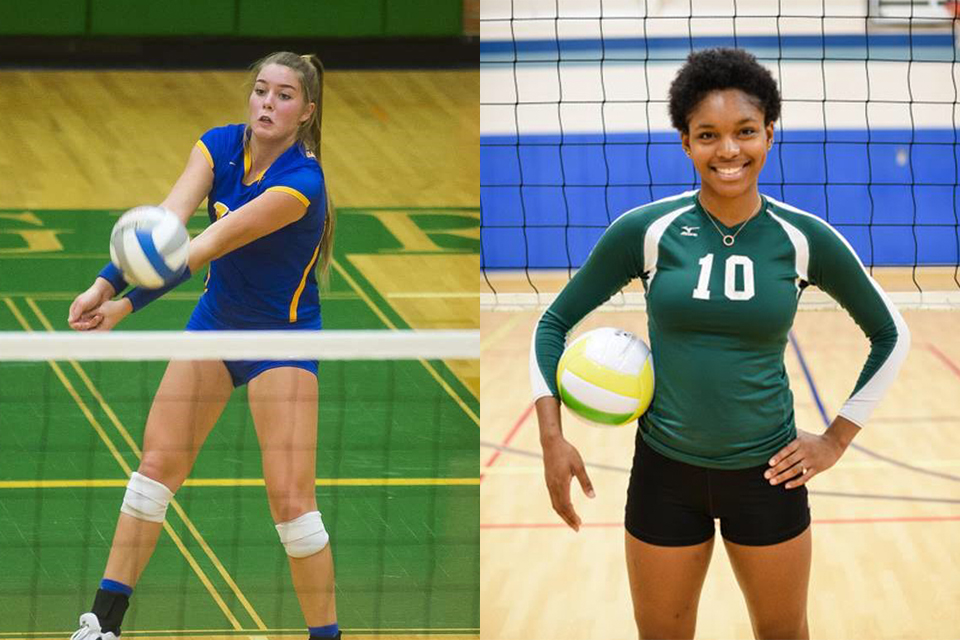Volleyball Signs Grace Rekeweg and Al&rsquo;Lesha Roberts To National Letters of Intent
