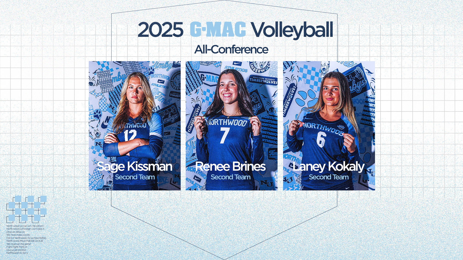 Volleyball Places Three On All-Great Midwest Team