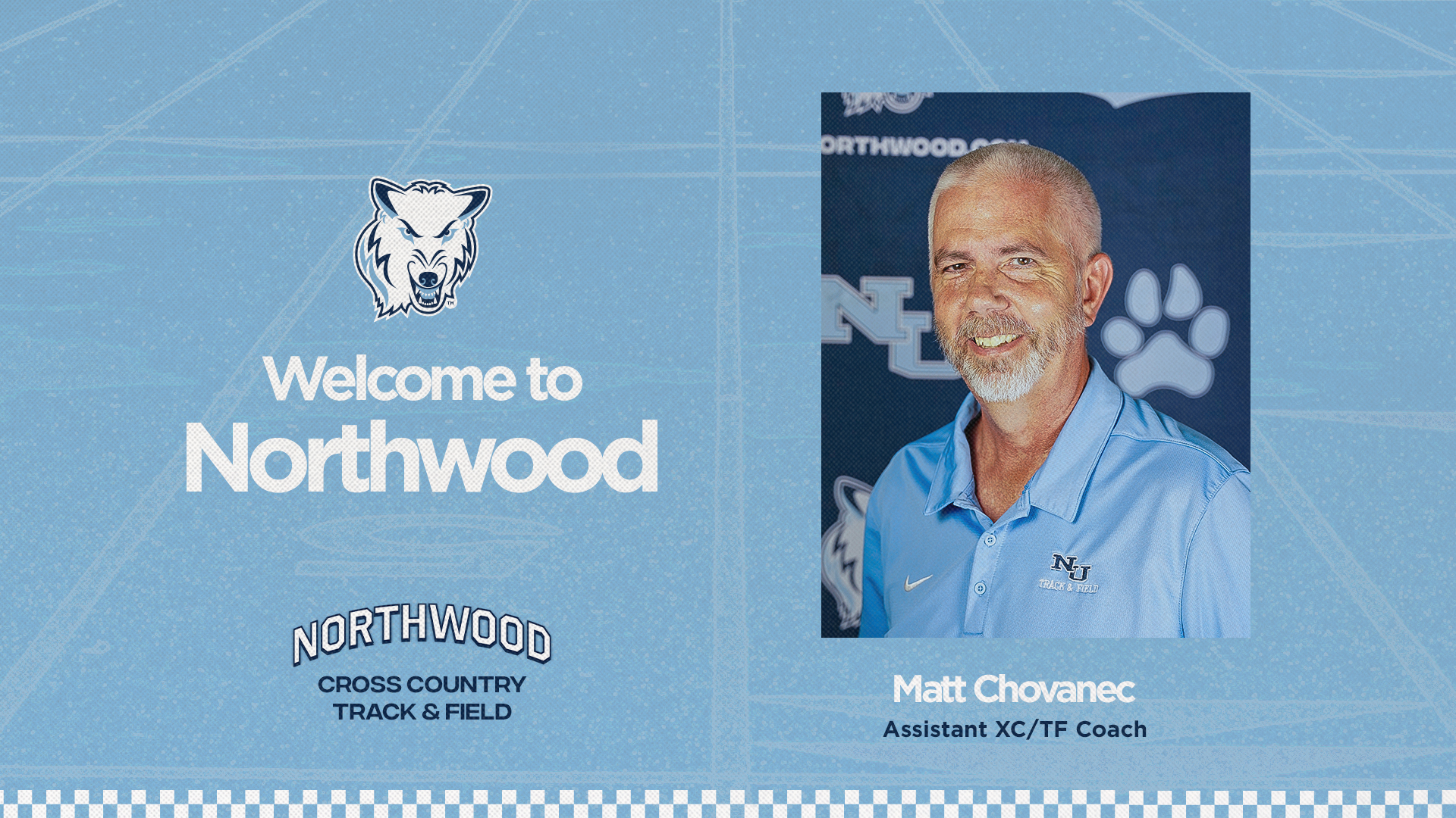 Matt Chovanec Joins Northwood Cross Country/Track &amp; Field Coaching Staff